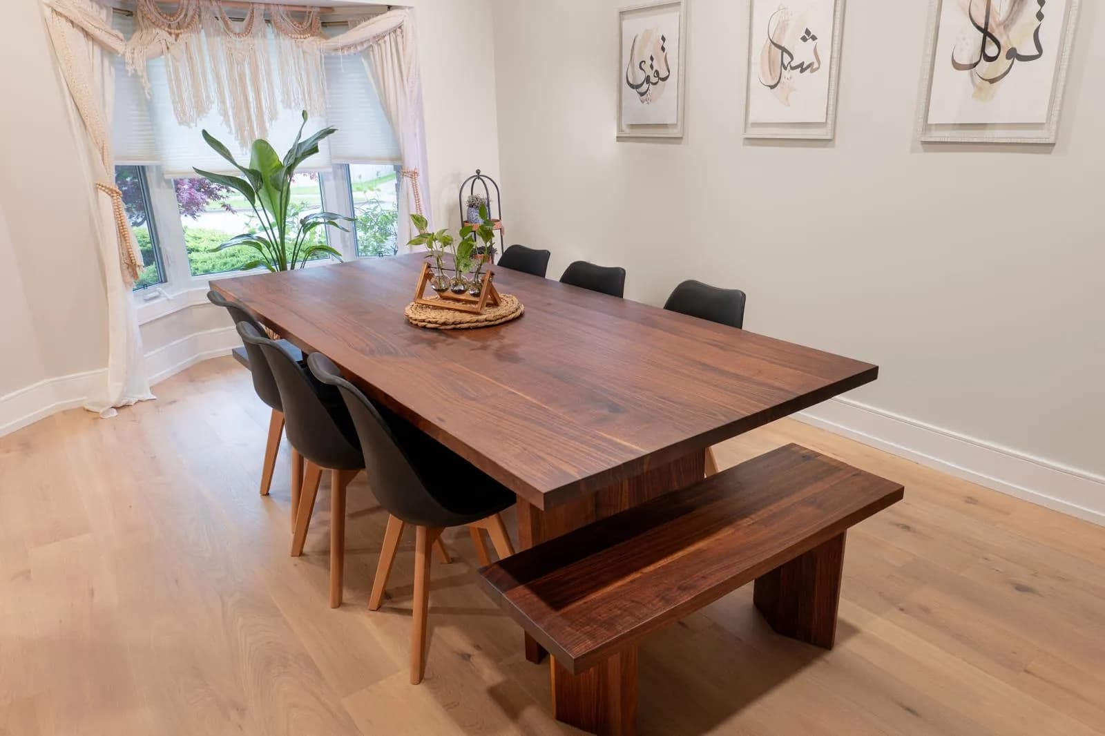 Quarter Sawn Walnut Dining Table