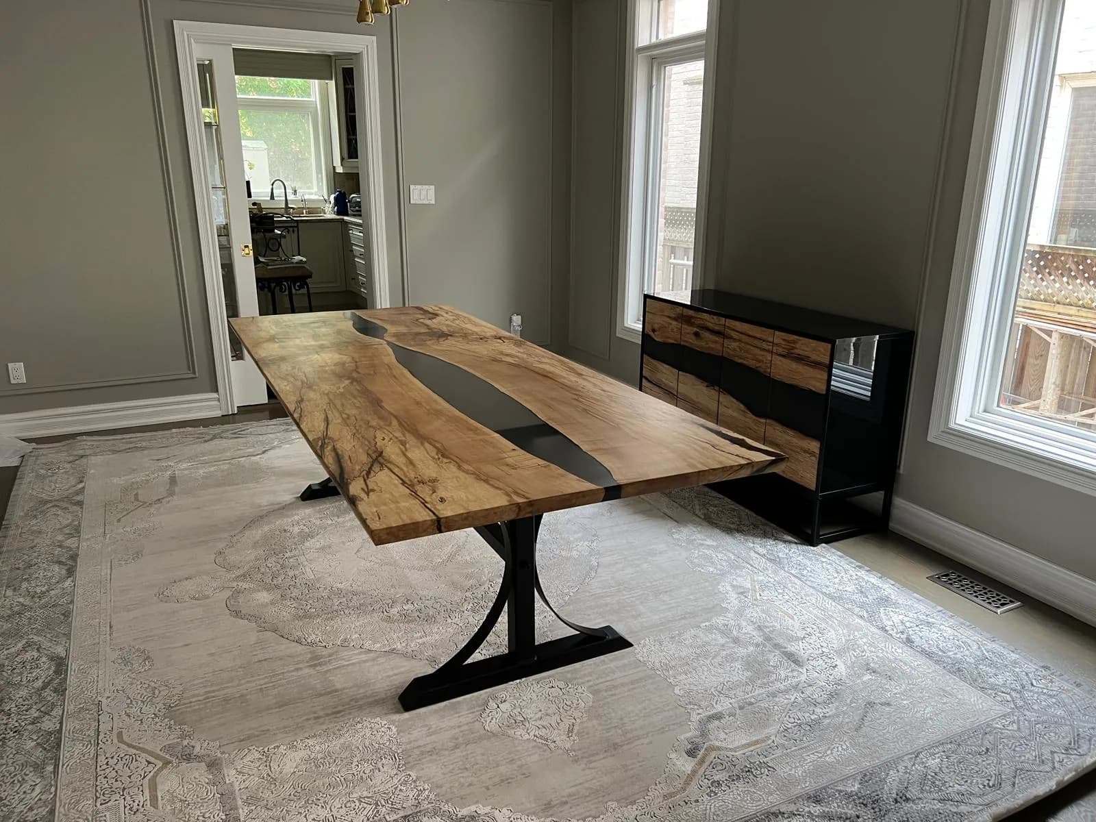 Spalted Maple River Dining Table
