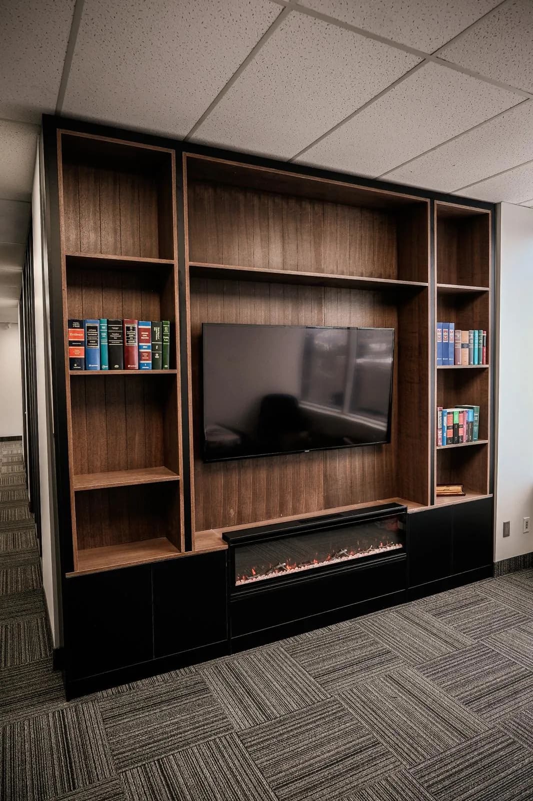 Walnut Built-in Cabinet